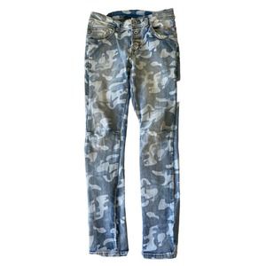 Venti6 Camo Jeans in Blue Size Medium (28x29)